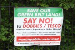 'Stop Dobbies' protestors make their presence felt!