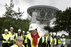 Ground breaking ceremony at Jodrell Bank