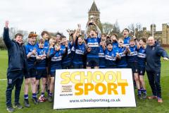 King's lift national school rugby trophy