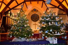 Church spruced up for Christmas Tree Festival