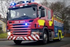 Firefighters extinguish trailer fire