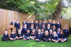 Smiles all round as little ones settle into big school