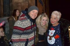 Denise Welch switches on Alderley's Christmas lights