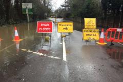 Updated: Alderley Road remains closed as flooding delays investigation (since reopened)