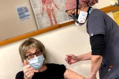 Local celebrities urge everyone to have the jab as nearly 10,000 vaccinated