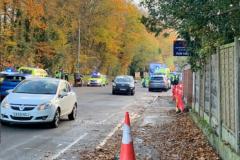 Motorcyclists left injured following hit and run