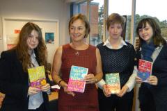 Author of teenage books visits AESG