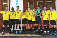 Alderley United U14's win the league