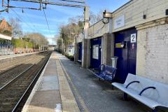 Proposals for platform improvements at Alderley Edge station