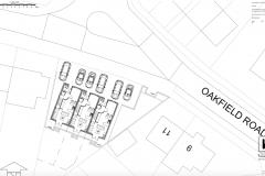 Plans to replace two semi detached houses with town houses