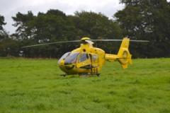 Firefighters release woman trapped after crash in Over Alderley