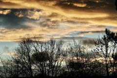 Cloudy Christmas morning over Great Warford