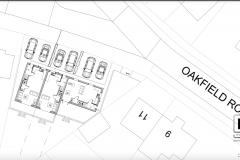 Plans for three terraced properties on Heywood Road