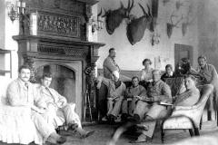 Temporary hospitals nursed wounded servicemen