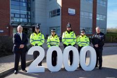 Cheshire Constabulary reaches 2000 officers