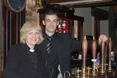 Vicar swaps bible for beer