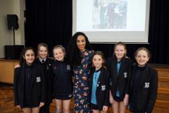 Former pupil Michelle Ackerley joins Alderley girls for inspiring talk