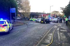 Drivers warned to take care as two vehicles crash at junction