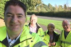 Volunteers assist police with road safety operation