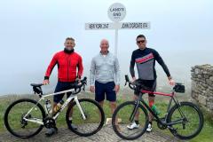Childhood friends cycle from Lands End to John O'Groats for The Christie