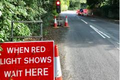 Temporary traffic lights on Brook Lane set for removal