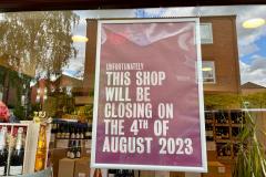 Wine shop announces closure