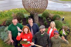 King's Coronation Garden unveiling