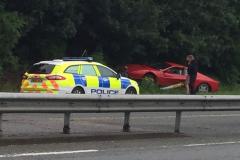 Police out in force in the village