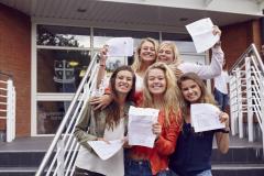 Alderley girls celebrate A level success