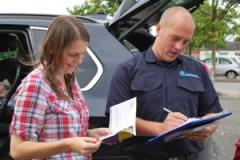 Firefighters offer free car safety checks