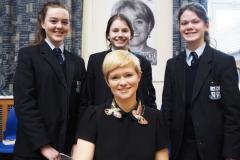 Cecelia Ahern inspires girls at AESG