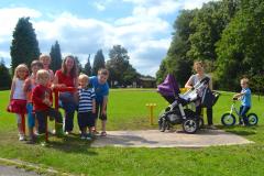 New tables add a touch of colour to Alderley Edge park