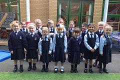 Big smiles as little ones settle into big school