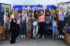 Wilmslow High students celebrate their GCSE results
