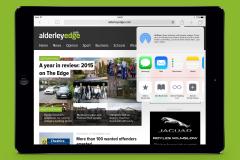 Add alderleyedge.com to your home screen