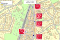 Parking bays suspended and Covid-19 signs as shops prepare to re-open