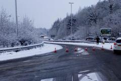 Snow causes travel chaos