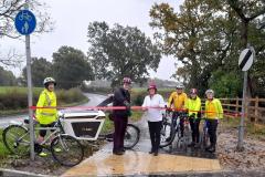 Final section of Wilmslow cycleway completed