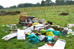 Travellers mess costs £2000 to clear up