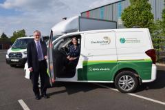 Cheshire East unveils new electric fleet
