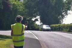Volunteers clock speeding vehicles on Ryleys Lane
