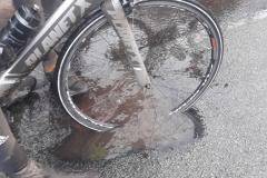 Four-figure payout for cyclist who hit large pothole