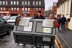 Parade noticeboard has a new home