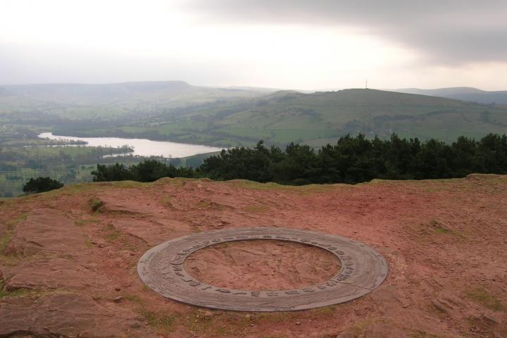 Coombs Reservoir and Tunstead Fm from Eccles Pike