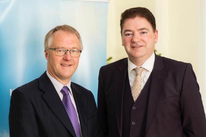 Cllr Sam Corcoran (left) and Cllr Craig Browne