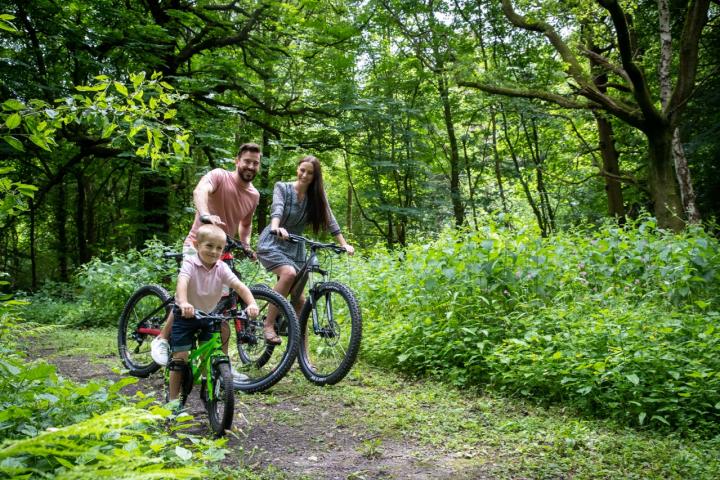 Bike riding in Alderley Park