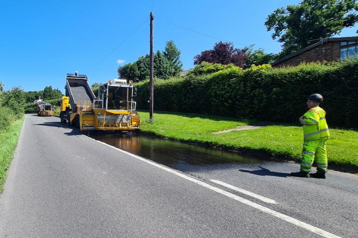 Roads resurfacing image