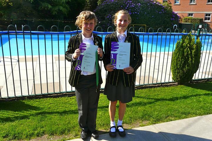 Huw & Charlotte Williams IAPS Swimming 20.05