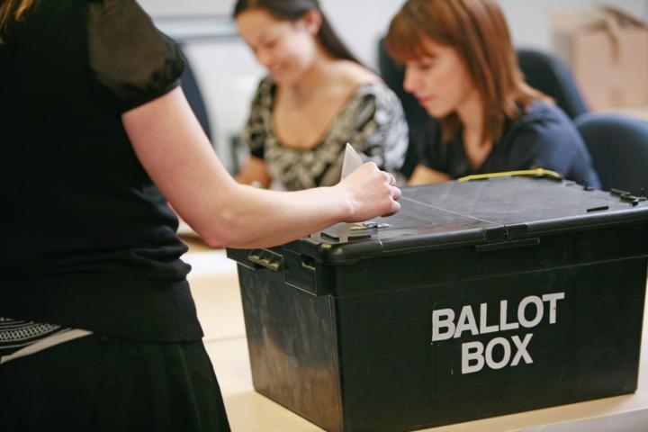 Elections ballot box