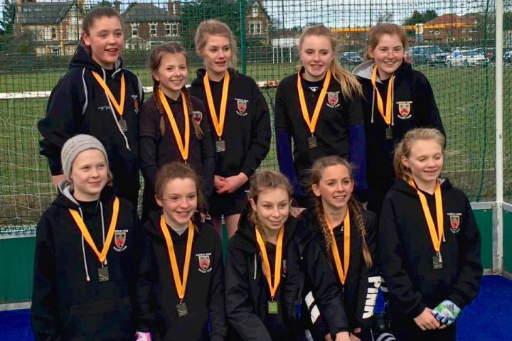 U13 League winners AEHC Vixens